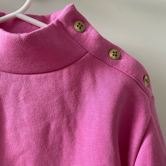 Crewcuts mock neck sweater with button detail at neck - Picture 5 of 5